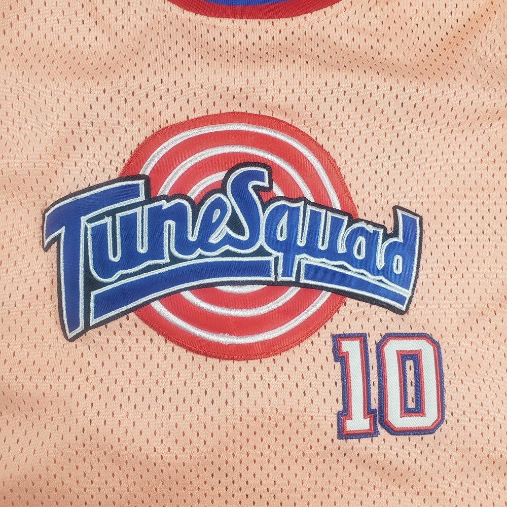 Space Jam Lola Headgear Classics RARE Peach Crop Jersey 2XL #10 Tune Squad EUC - Picture 8 of 13
